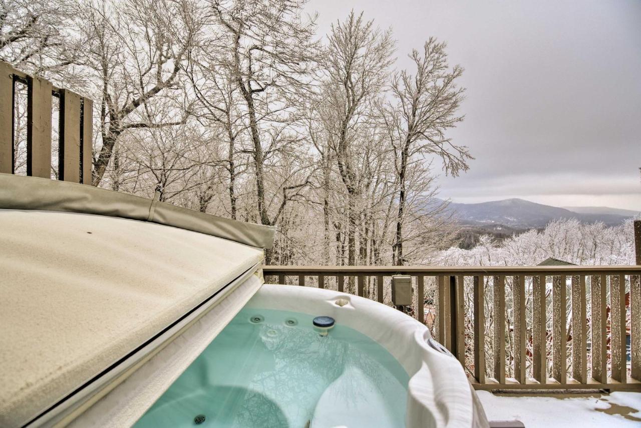 Cabin With Hot Tub And Mountain Views Less Than 5 Mi To Boone Блоуінг-Рок Екстер'єр фото
